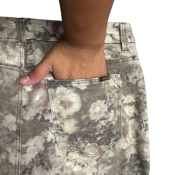 Chicos 0.5 So Slimming Girlfriend Ankle Jeans Floral Nonnacore Soft Girl Small - Picture 5 of 15